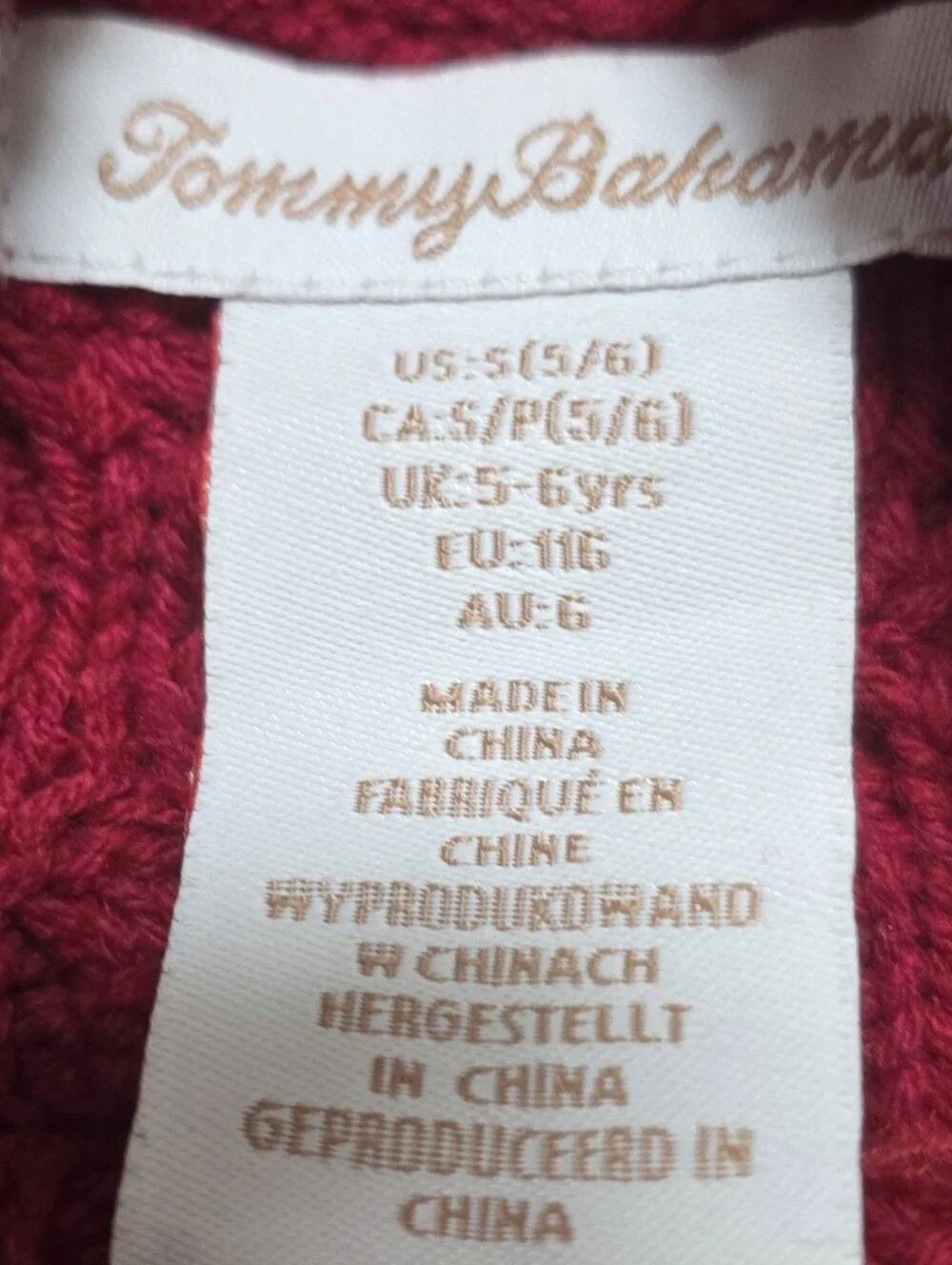 Tommy Bahama only worn